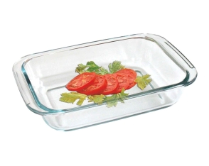 FUENTE VIDRIO TEMPLADO RECTANGULAR 39,2 X 23,6 CM CAROL