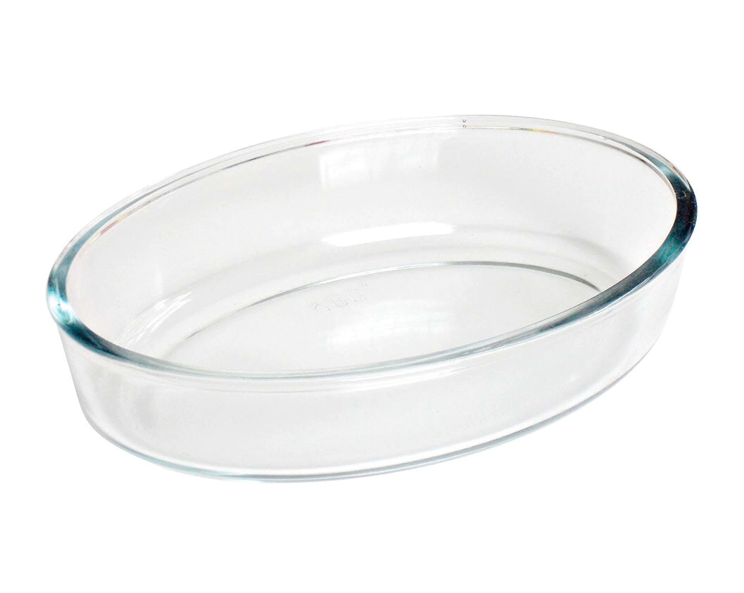 FUENTE VIDRIO TEMPLADO OVAL 39 X 27,6 CM CAROL