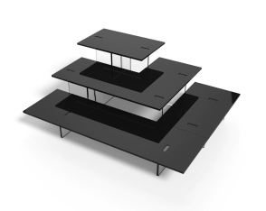 TRIBUNA DE ACRILICO RECTANGULAR L