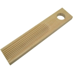 �OQUERA DE MADERA 4,5 X 17 CM CON AGUJERO DE 2 CM