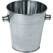 BALDE DE HIELO 2 PERSONAS GRAFADO CON PERILLA ACERO INOXIDABLE