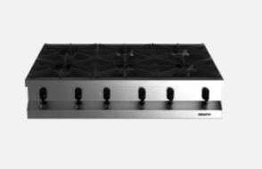 ANAFE 1045 - 6 H ACERO INOXIDABLE 430 SIN BASE ESMERILADO BRAFH