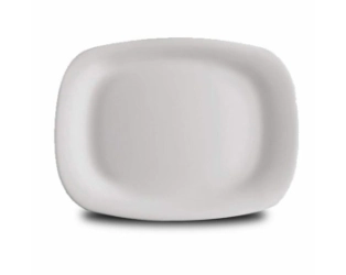 FUENTE RECTANGULAR PARMA VIDRIO TEMPLADO 24 X 33 CM