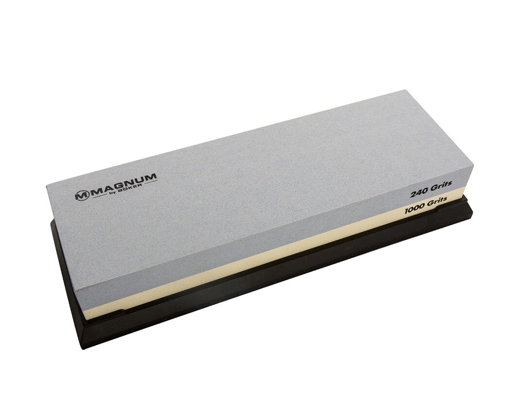 PIEDRA DE AFILAR DOBLE BASE GOMA ARBOLITO