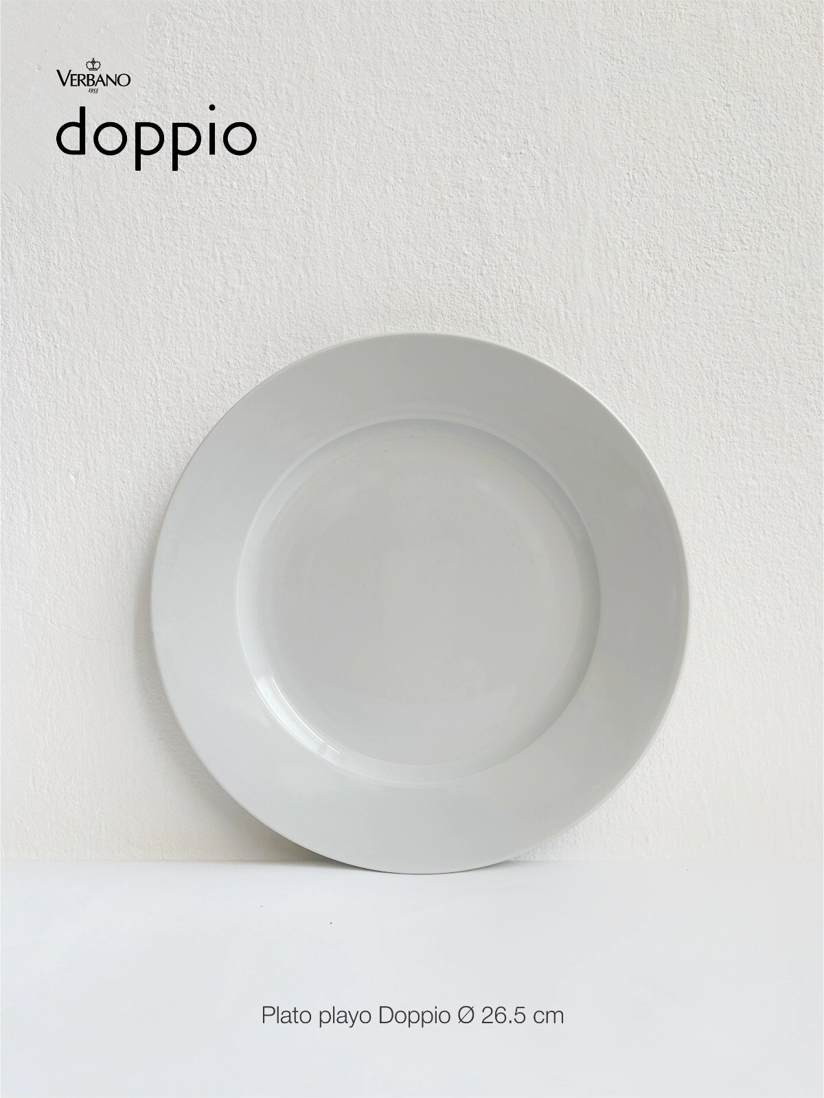 PLATO PLAYO 26,5 CM DOPPIO VERBANO