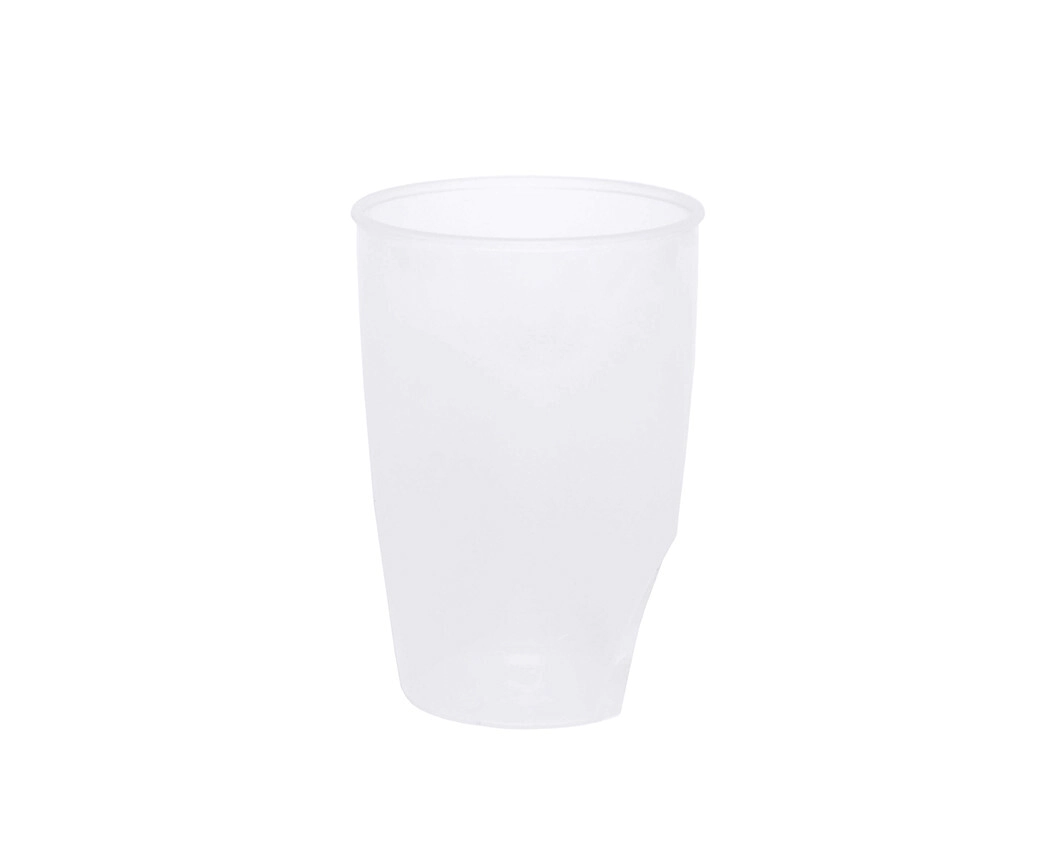 VASO PLASTICO 340 CC STYLO TRASLUCIDO YESI S/REPOS.