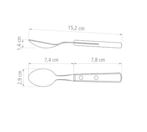 CUCHARITA DE TE POLYWOOD TRAMONTINA