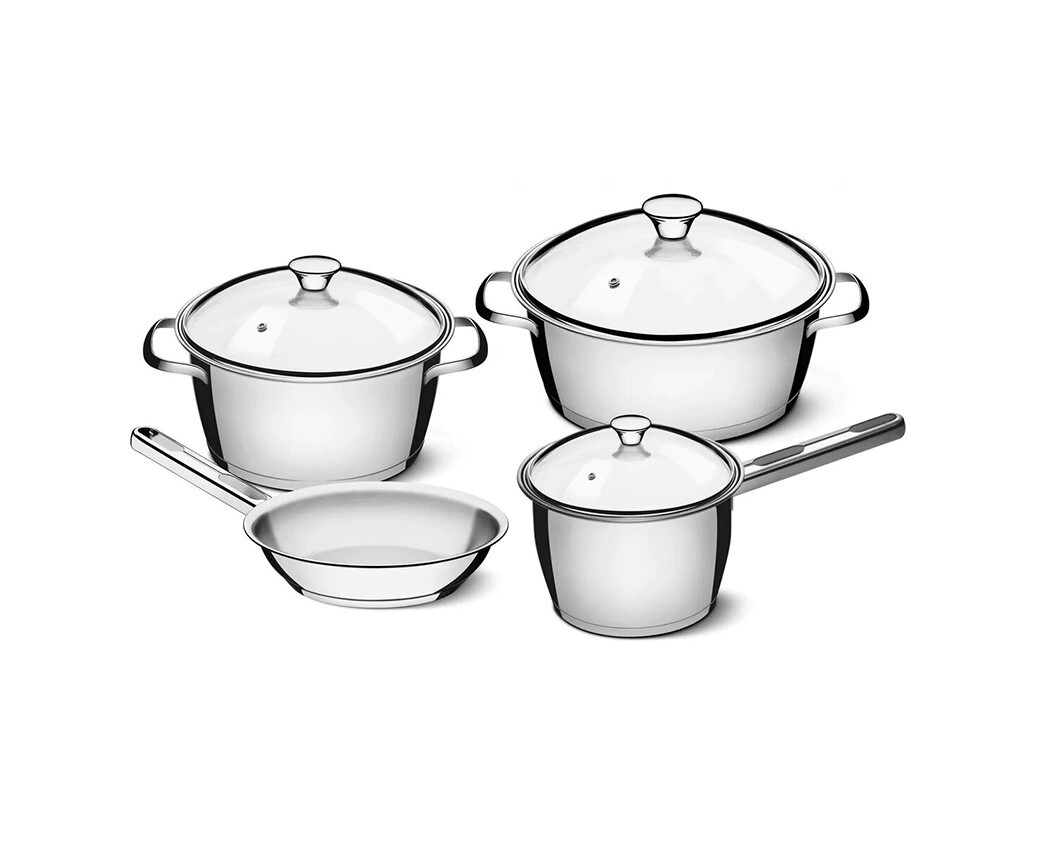 BATERIA DE COCINA ALLEGRA 4 PIEZAS TRAMONTINA