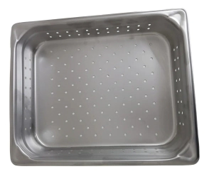 RECIPIENTE GN 1/2 H 65 MM PERFORADO FERINOX