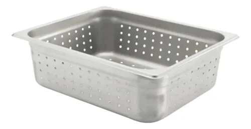 RECIPIENTE GN 1/2 H 100 MM PERFORADO FERINOX