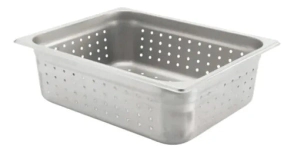 RECIPIENTE GN 1/2 H 100 MM PERFORADO FERINOX