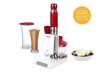 MIXER 800 WATTS ROJO CON ACCESORIOS PEABODY