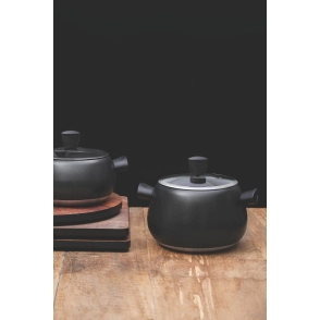 OLLA N&ordm; 18 PAMPLONA ALTA CON TAPA DE VIDRIO TRAMONTINA