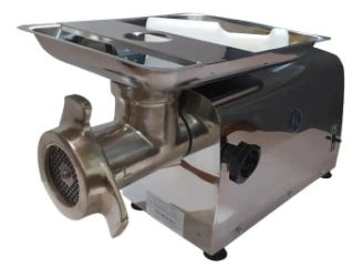 PICADORA DE CARNE CON BANDEJA RECTANGULAR CALIBRE 32 MOTOR 1,5 HP MONOFASICO