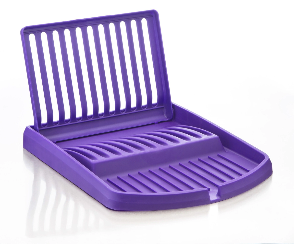 SECAPLATOS PLEGABLE VIOLETA