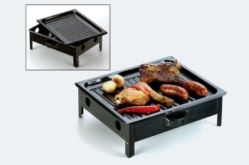 BRASERO DE MESA 25 X 33 CM ENLOZADO JOVIFEL