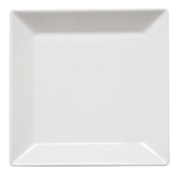 PLATO POSTRE CUADRADO 20 CM MELAMINA