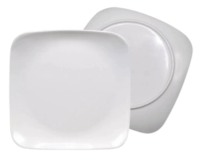 PLATO POSTRE RECTOVAL 20 CM MELAMINA