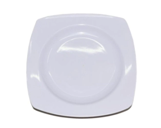 PLATO HONDO 20 CM RECTOVAL MELAMINA