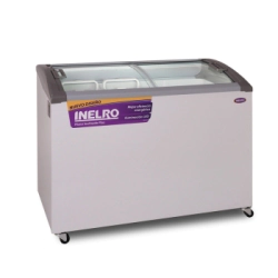 EXHIBIDOR HORIZONTAL CON TAPA DE VIDRIO PLANO INCLINADO 279 lts 900 x 1130 x 630 INELRO