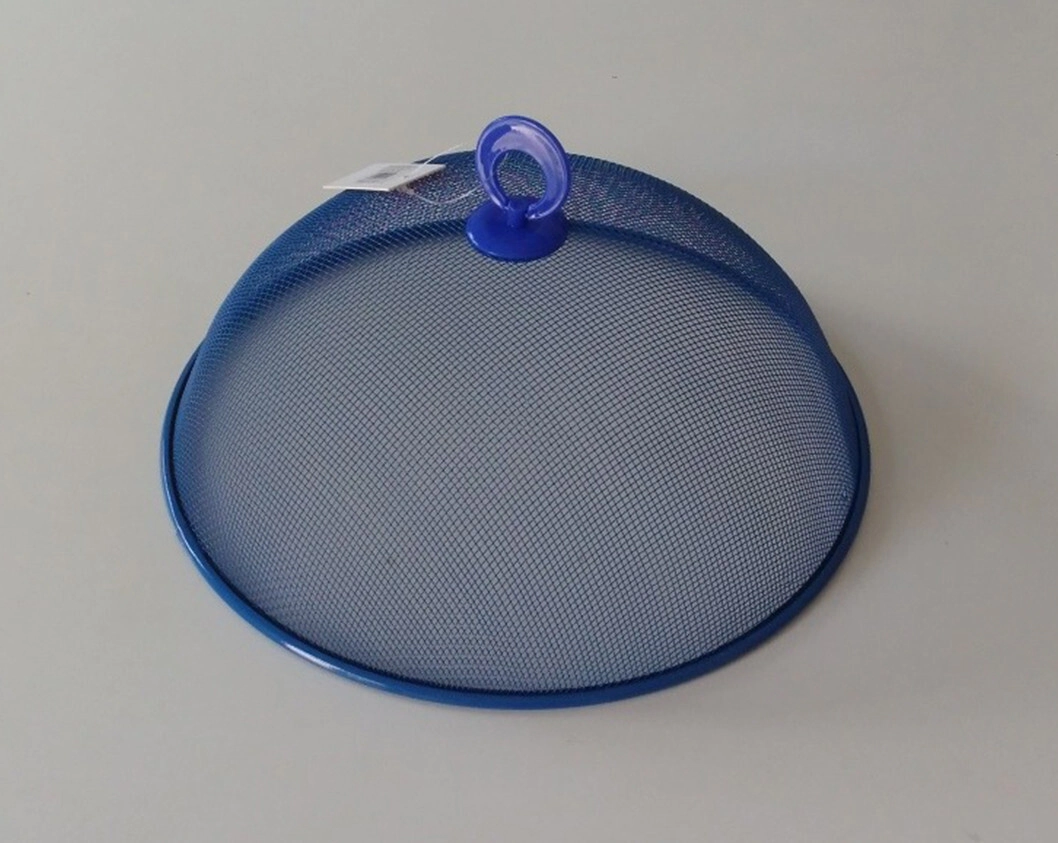 CAMPANA 28 CM PROTECTORA DE COMIDA METAL AZUL