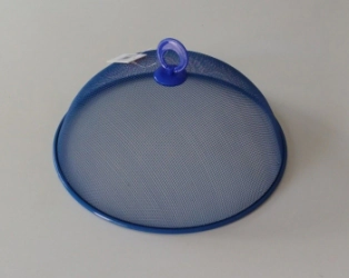 CAMPANA 28 CM PROTECTORA DE COMIDA METAL AZUL