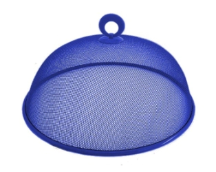 CAMPANA 35 CM PROTECTORA DE COMIDA METAL AZUL
