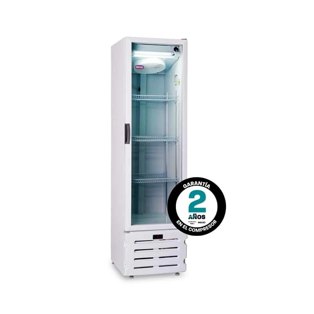 EXHIBIDORA VERTICAL TRES ESTANTES MOVILES 230 lts 1795 x 485 x 580 INELRO