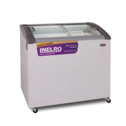 EXHIBIDOR HORIZONTAL CON TAPA DE VIDRIO PLANO INCLINADO 211lts 252 lts 900 x 925 x 630 INELRO