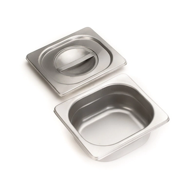 RECIPIENTE GN 1/6 H 100 MM 18/8 ACERMEL