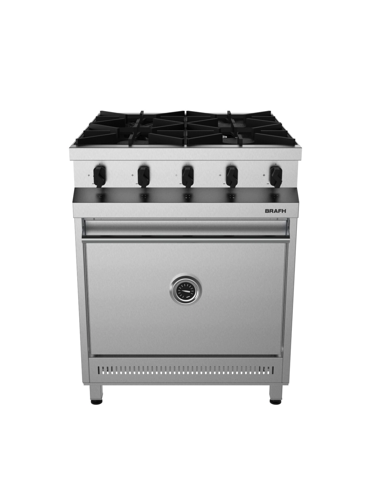 COCINA 700 - 4 H ACERO INOX. 430 ESMERILADO BRAFH