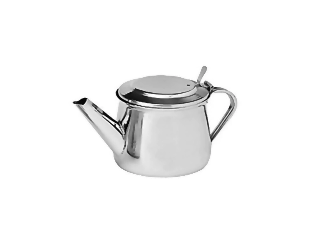 TETERA 1 PERS. C/TAPA CONICA 18/8