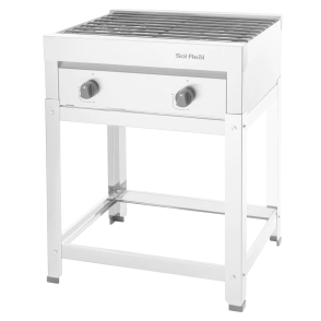 ANAFE 2 HORNALLAS REJAS HIERRO REDONDO ACERO INOXIDABLE SOL REAL