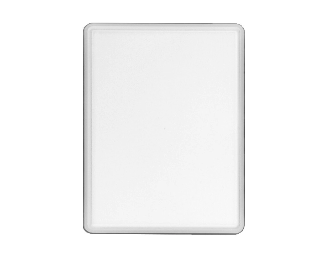 TABLA BLANCA 30x40x1 C/CANAL PERIMETRAL BASE LISA