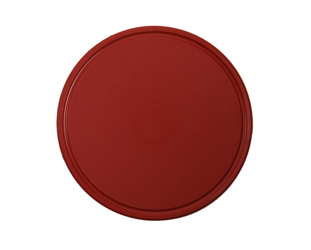 TABLA TERRACOTA REDONDA DE 36x1 CM C/CANAL PERIMETRAL BASE LISA