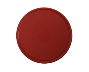 TABLA TERRACOTA REDONDA DE 36x1 CM C/CANAL PERIMETRAL BASE LISA