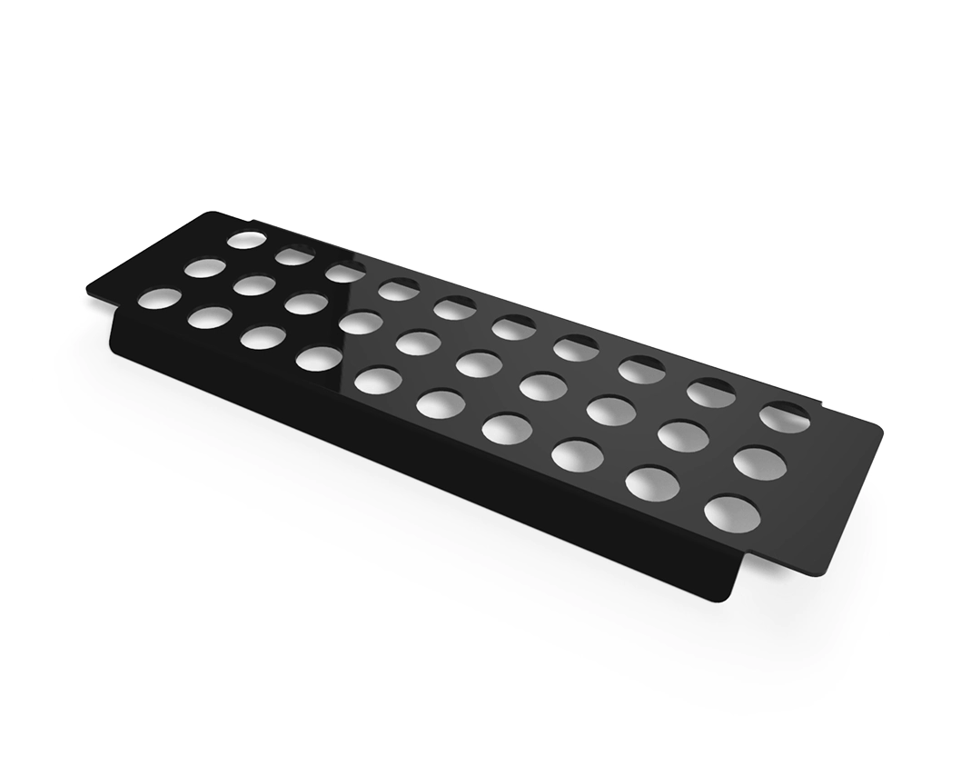 BANDEJA SHOT ACRILICO NEGRO