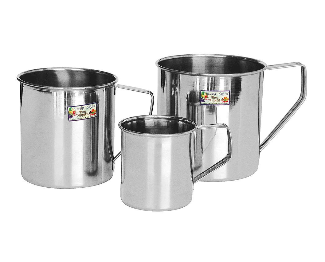 JARRO N� 10 CON ASA ACERO INOXIDABLE