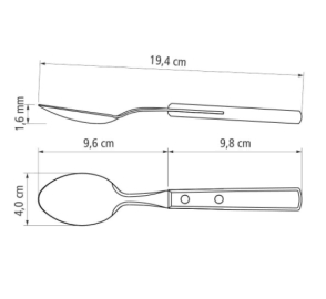 CUCHARA DE MESA POLYWOOD TRAMONTINA