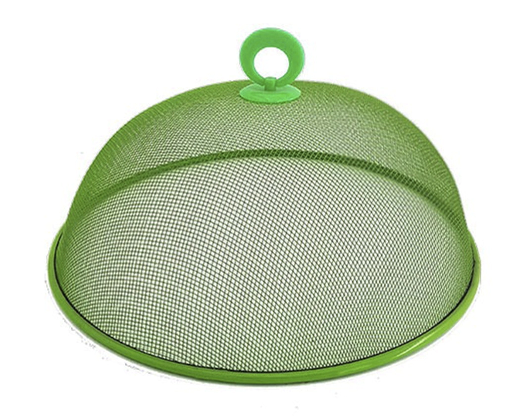 CAMPANA 35 CM PROTECTORA DE COMIDA METAL VERDE