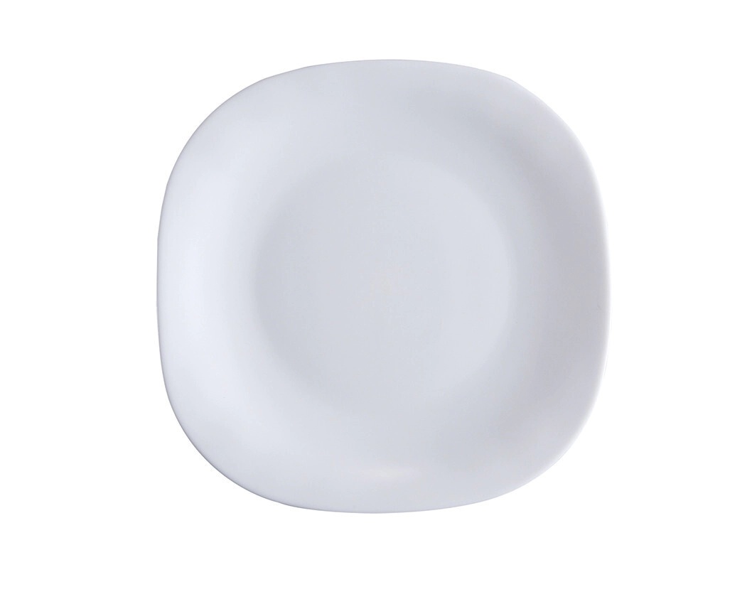 PLATO PLAYO 27 CM CUADRADO VIDRIO TEMPLADO AM COLLECTION