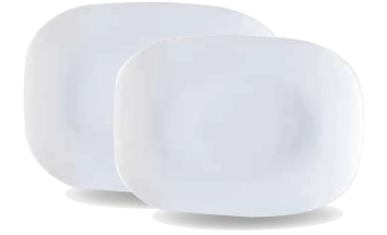 BANDEJA 35 CM RECTANGULAR VIDRIO TEMPLADO AM COLLECTION