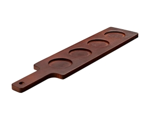 BANDEJA PARA DEGUSTACION DE MADERA LIBBEY