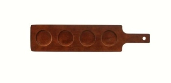 BANDEJA PARA DEGUSTACION DE MADERA LIBBEY