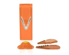 MANDOLINA CORTADOR V3 NARANJA BORNER