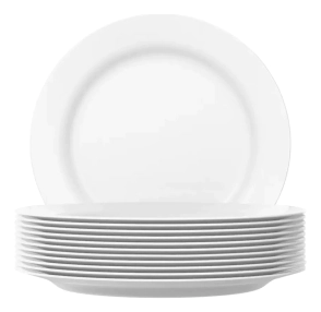 PLATO PLAYO 26,5 CM VIDRIO TEMPLADO MENU NADIR