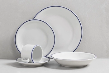 PLATO CAFE ALA ANGOSTA FILETE AZUL LINEA 452 TSUJI