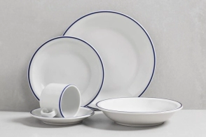 POCILLO CAFE ALA ANGOSTA FILETE AZUL LINEA 452 TSUJI