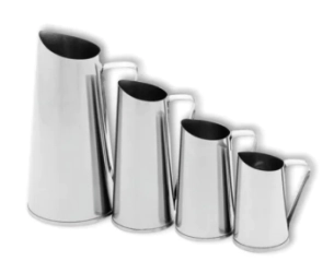 JARRA 0,5 LTS AGUA LECHE ACERO INOXIDABLE