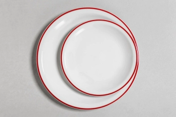 PLATO PAN ALA ANGOSTA FILE ROJO LINEA 455 TSUJI
